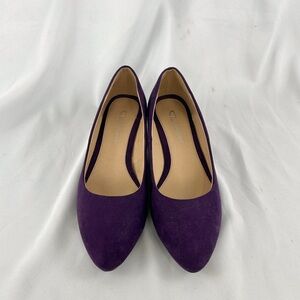 CL by Laundry Purple Velvet Pumps